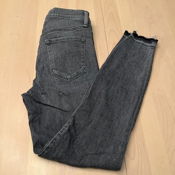 J Brand Alana High Rise Crop Earl Grey Jeans Size 26 - Picture 2 of 9